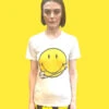 Any Old Iron X Smiley Pierced White T-Shirt