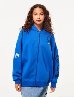 Oversized Blue Hoodie