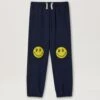 Palm Angels PA SMILEY SWEAT PANTS (Navy)