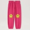 Palm Angels PA SMILEY SWEAT PANTS (Pink)