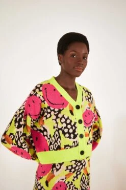 Farm Rio Tucanissimo Smiley Cardigan