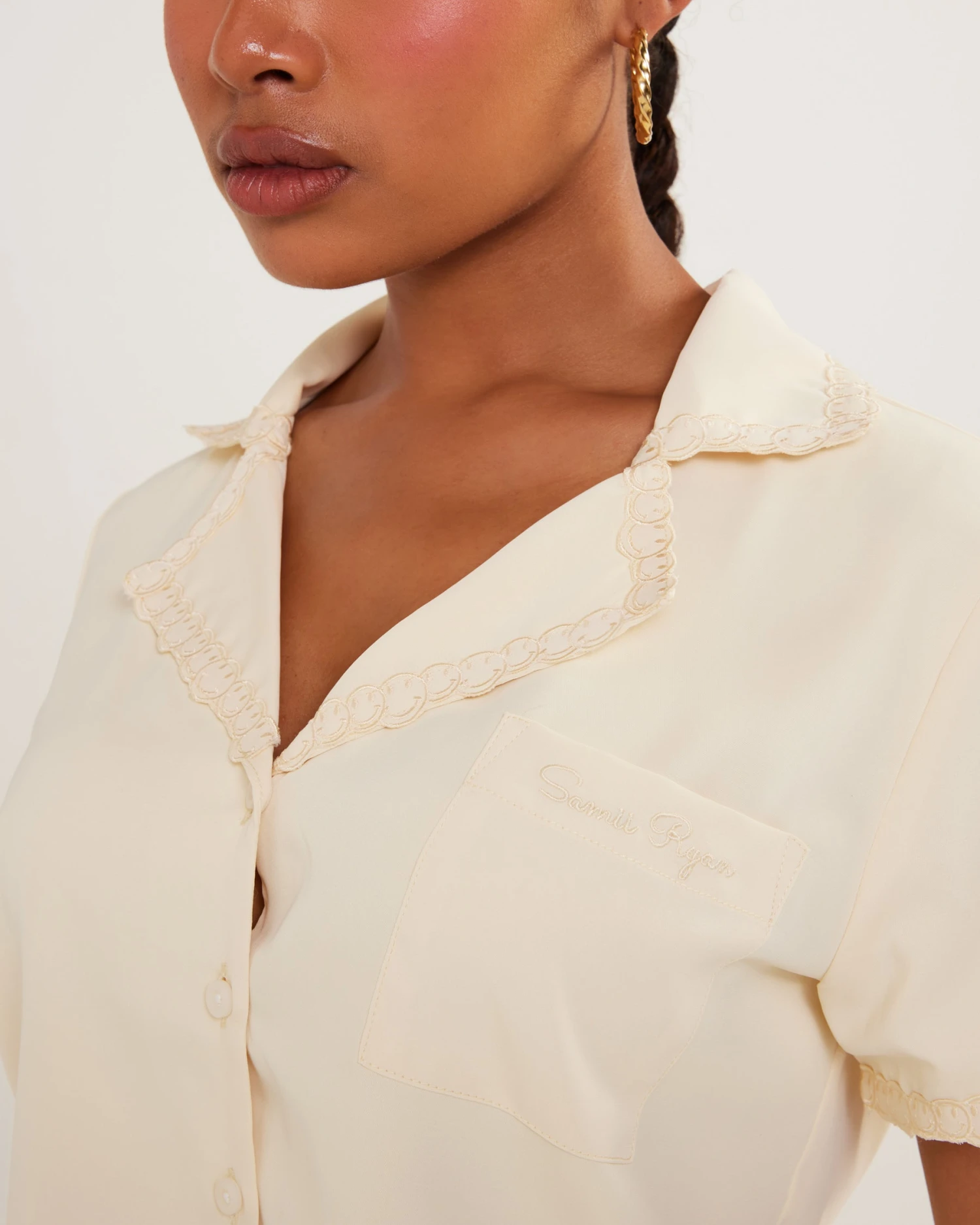 Smiley® Sheer Shirt 3 Smiley® Sheer Shirt - Image 3