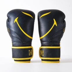 ELEGANT BOXING GLOVES ELION PARIS X SMILEY® 50TH ANNIVERSARY LIMITED EDITION BLACK VELCRO