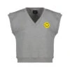 GREY SMILEY VEST