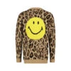 LEOPARD SMILEY CARDIGAN