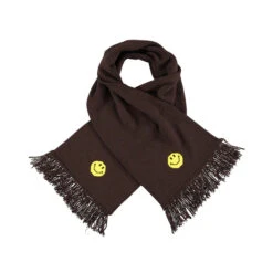 BROWN PIXEL SCARF