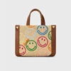 MINI TOTE RAFFIA SMILEY®