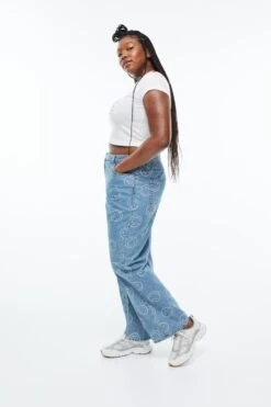 H&M+ Wide High Jeans