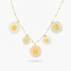 Pastel Daisies Statement Necklace